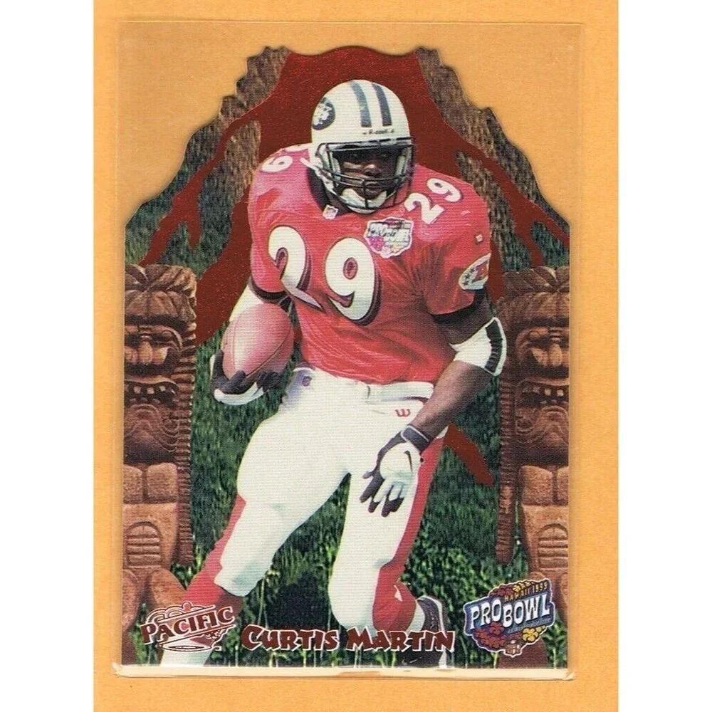 1999 Pacific Pro Bowl Die Cuts Curtis Martin #16 New York Jets
